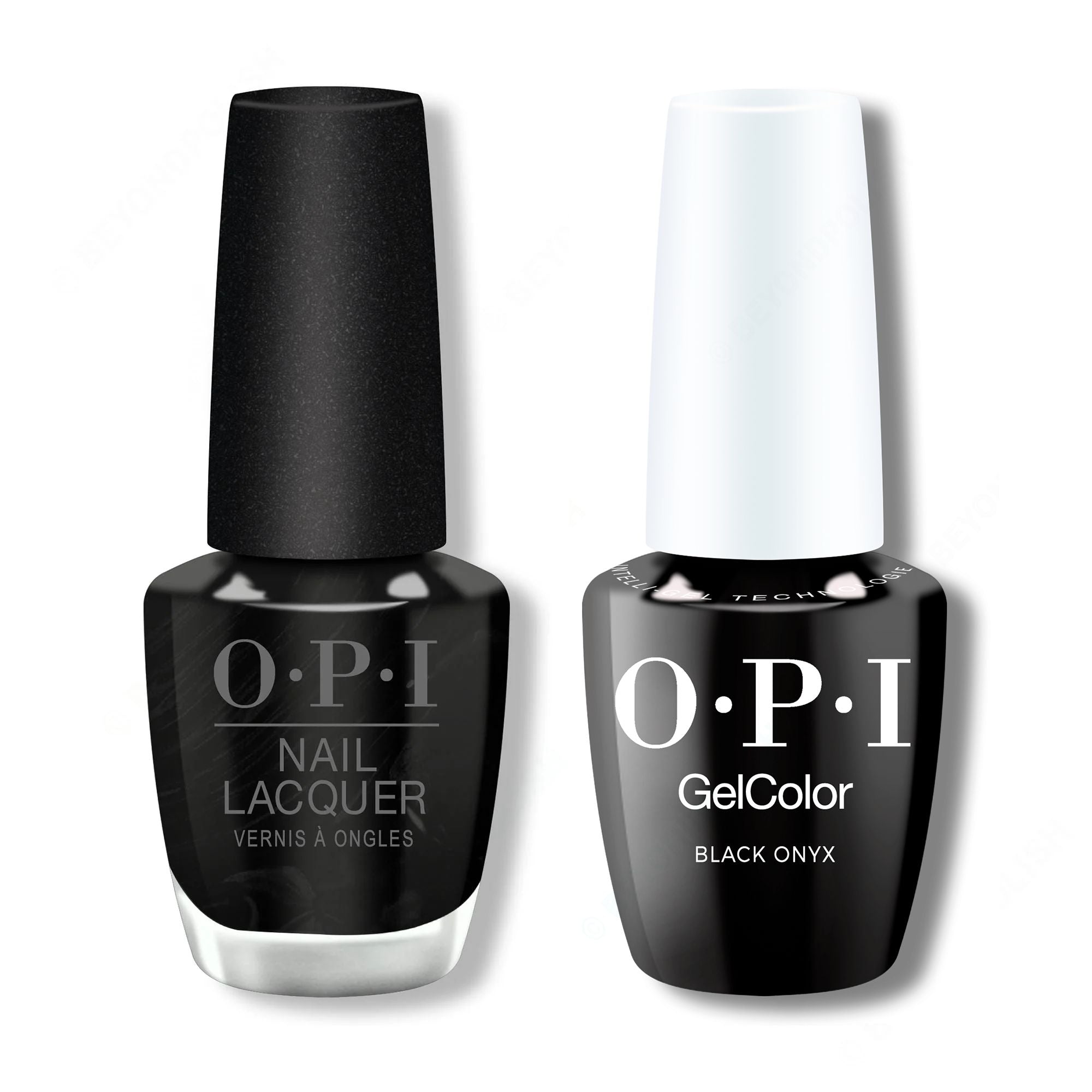 OPI - Intelli-Gel & Lacquer Combo - Black Onyx - Gel & Lacquer Polish at Beyond Polish