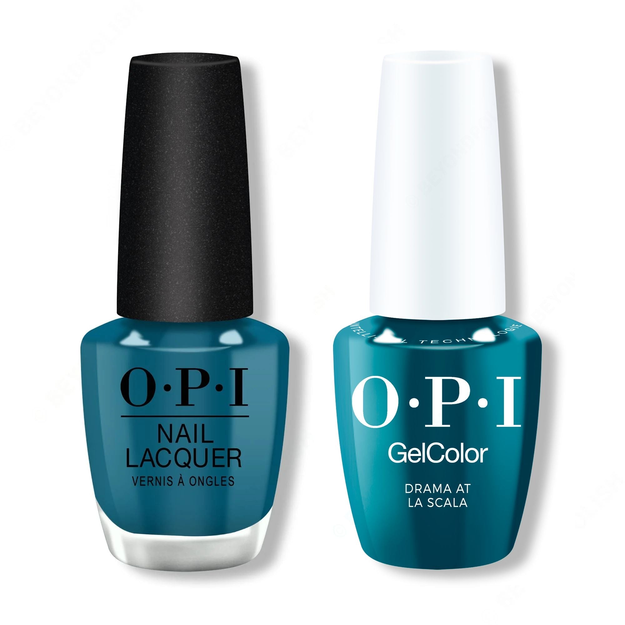 OPI - Intelli-Gel & Lacquer Combo - Drama at La Scala - Gel & Lacquer Polish at Beyond Polish