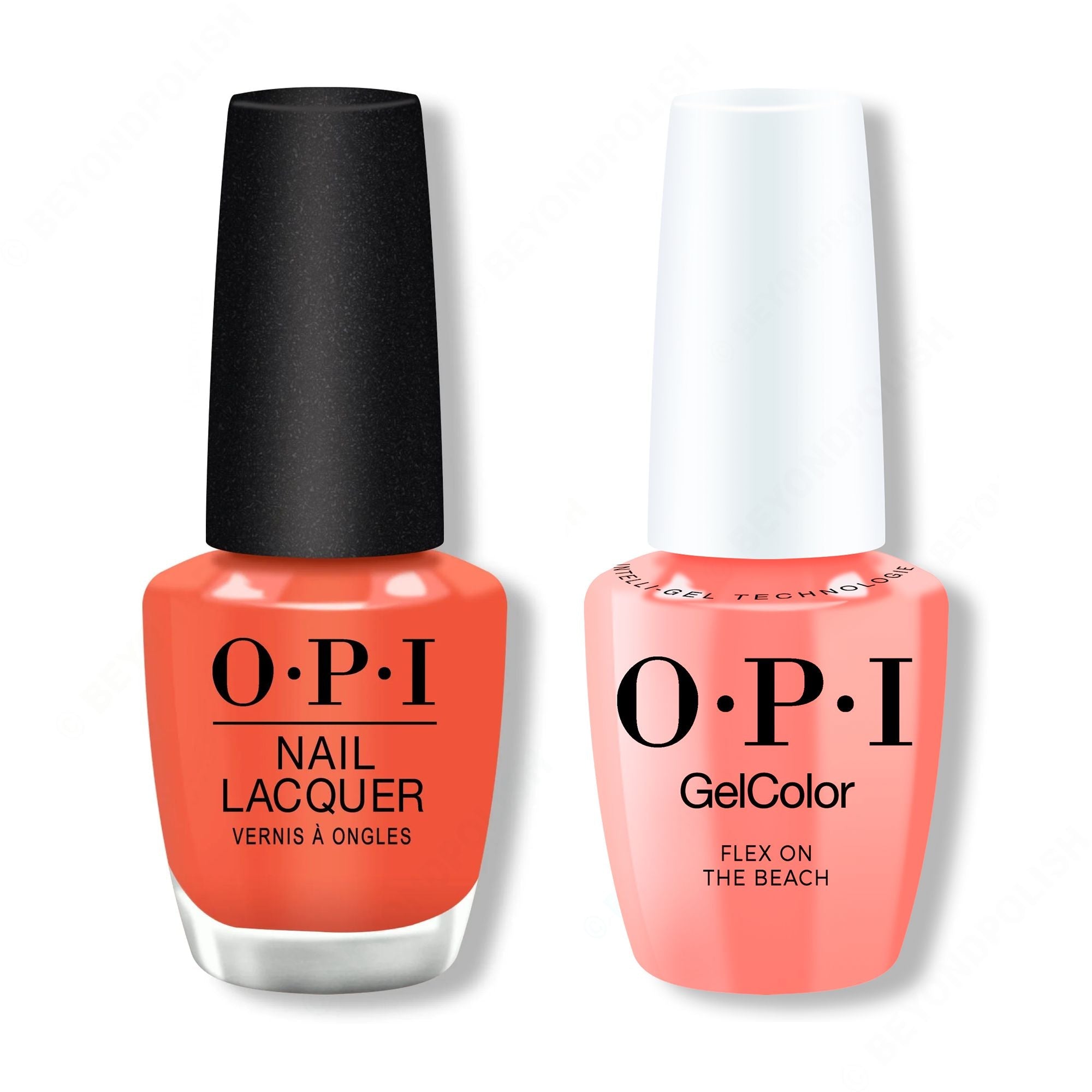OPI - Intelli-Gel & Lacquer Combo - Flex On The Beach - Gel & Lacquer Polish at Beyond Polish