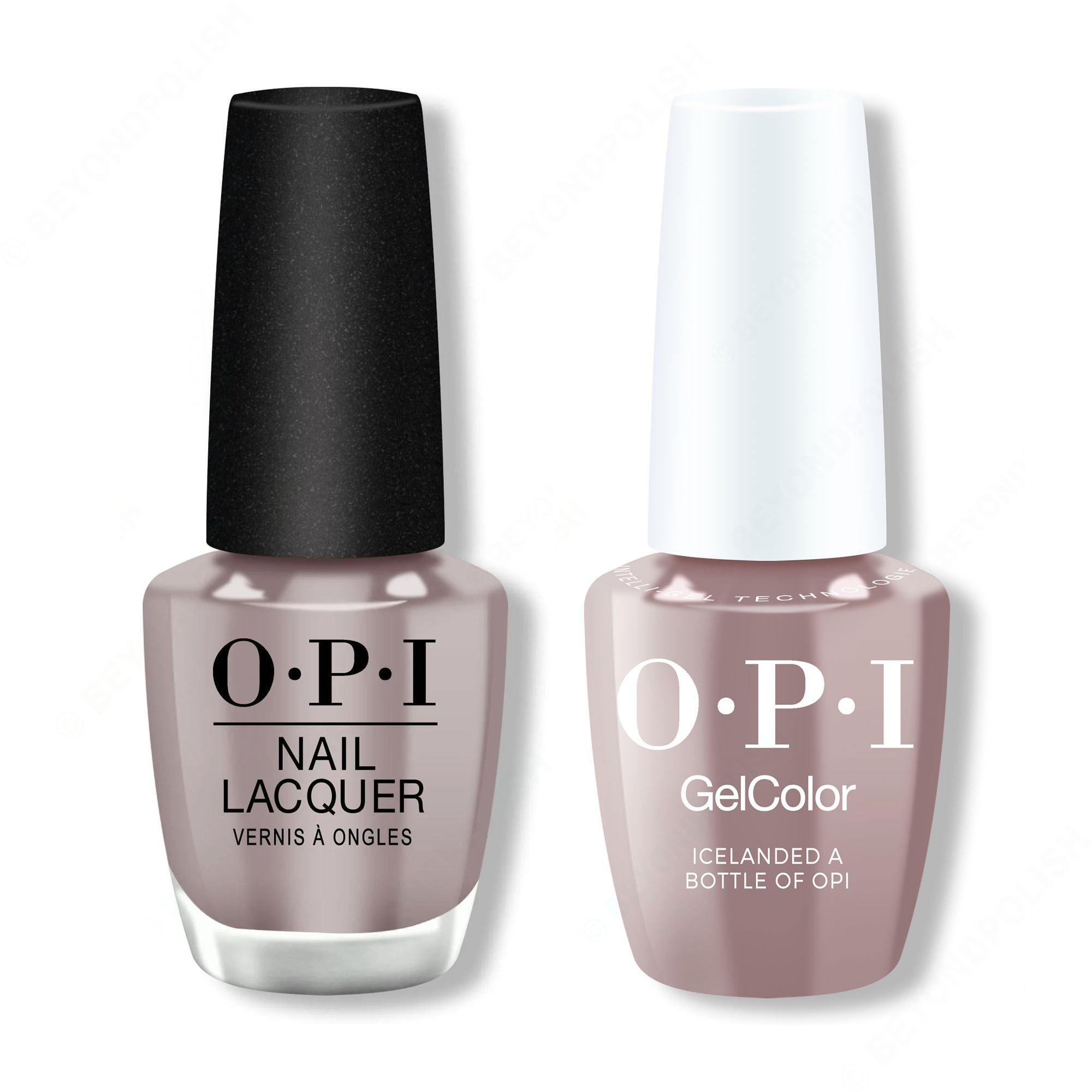 OPI - Intelli-Gel & Lacquer Combo - Icelanded a Bottle of Opi - Gel & Lacquer Polish at Beyond Polish