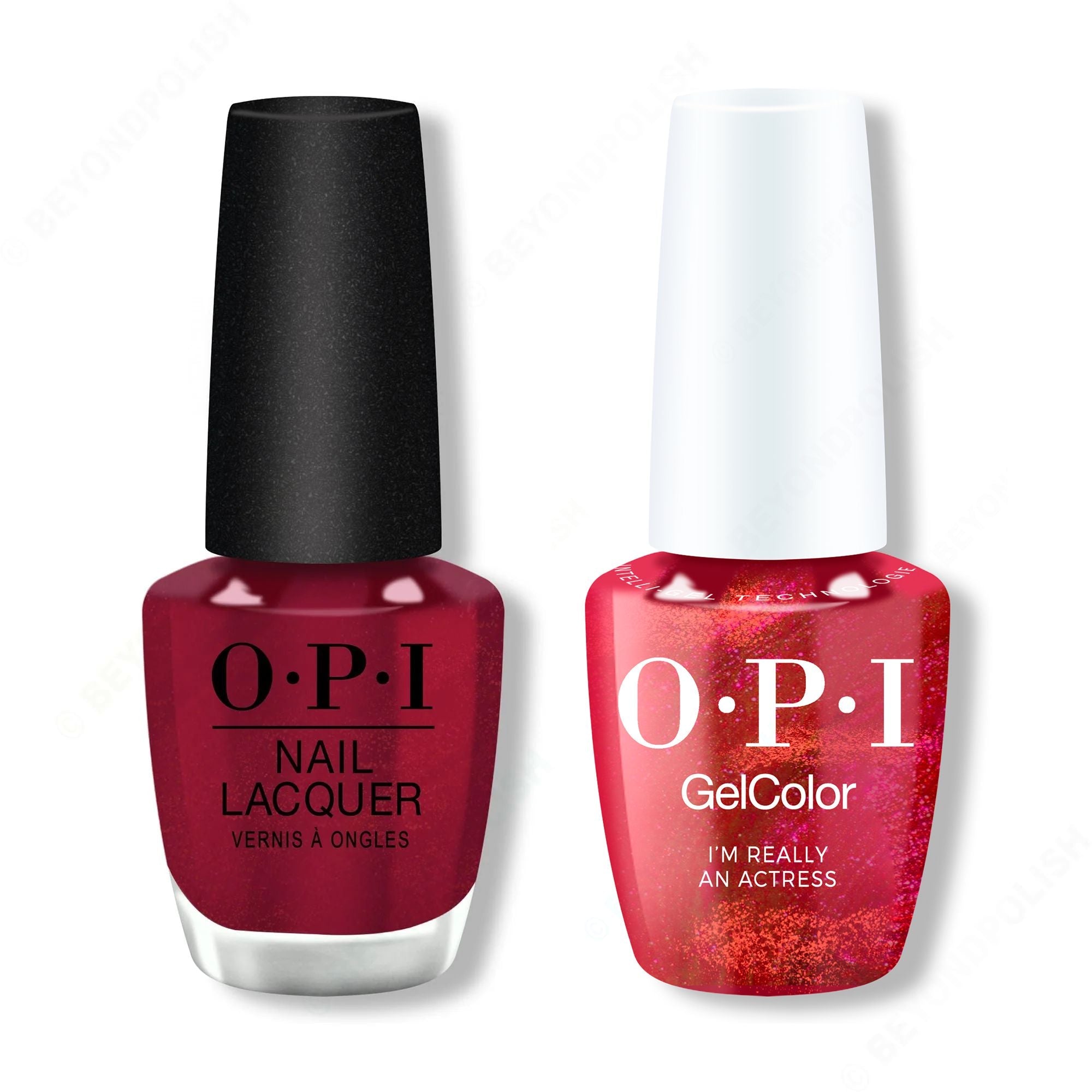 OPI - Intelli-Gel & Lacquer Combo - I’m Really an Actress - Gel & Lacquer Polish at Beyond Polish