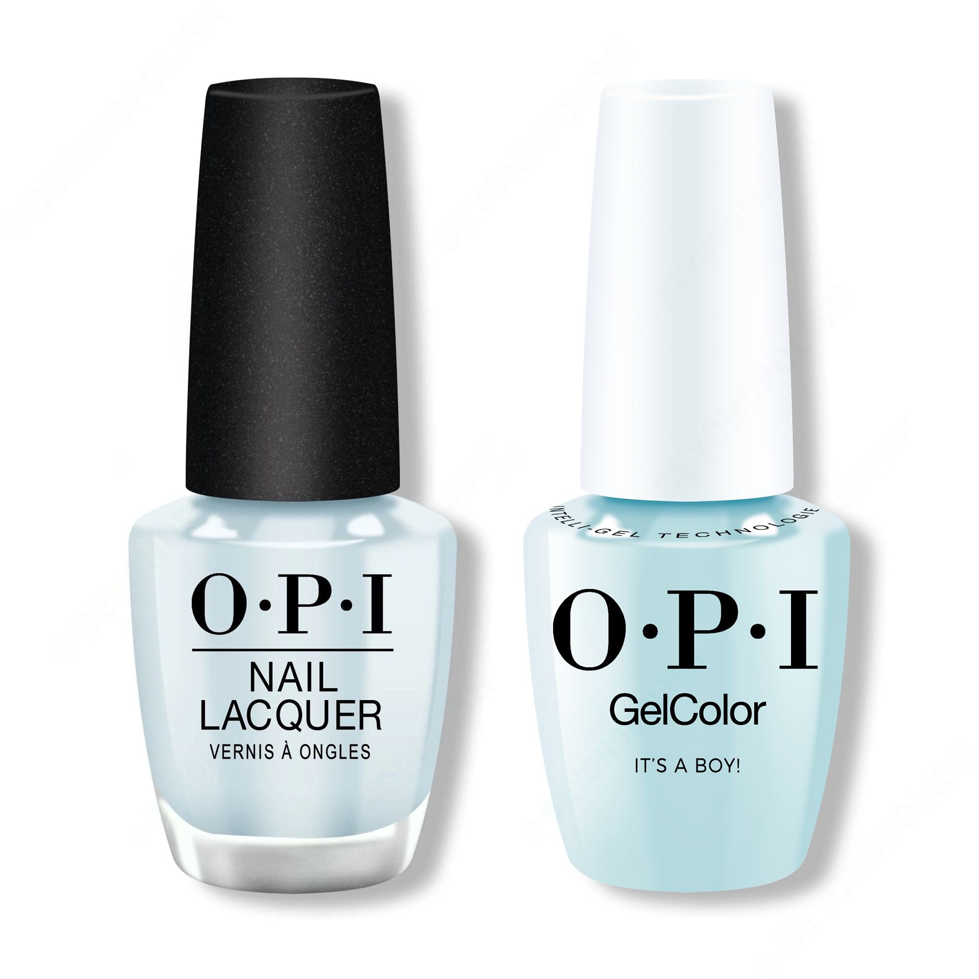 OPI - Intelli-Gel & Lacquer Combo - It's a Boy! - Gel & Lacquer Polish at Beyond Polish