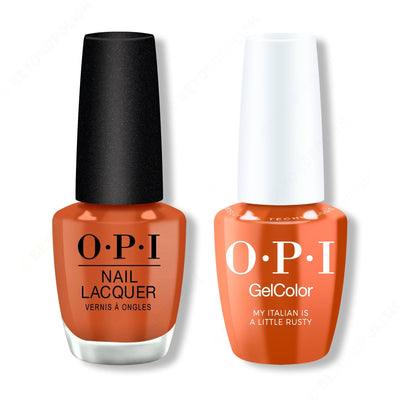 OPI - Intelli-Gel & Lacquer Combo - My Italian is a Little Rusty - Gel & Lacquer Polish at Beyond Polish