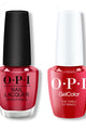 OPI - Intelli-Gel & Lacquer Combo - Red Hot Rio - Gel & Lacquer Polish at Beyond Polish
