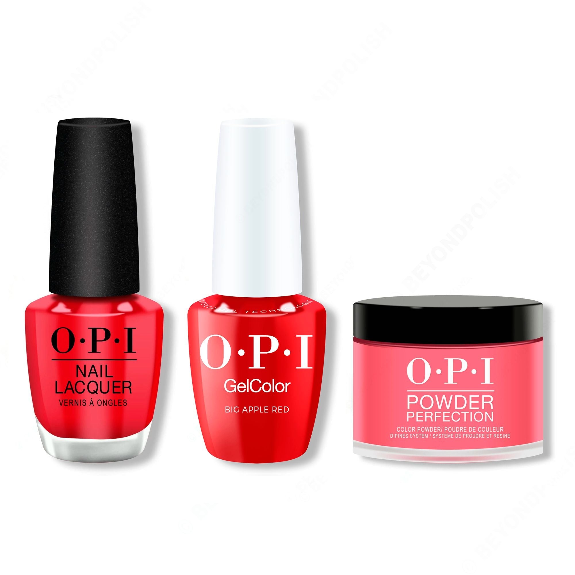 OPI - Intelli-Gel, Lacquer & Dip Combo - Big Apple Red - Gel, Lacquer & Dip at Beyond Polish