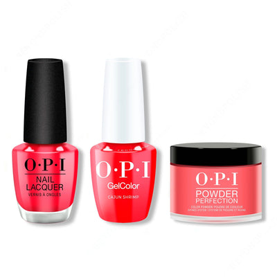 OPI - Intelli-Gel, Lacquer & Dip Combo - Cajun Shrimp - Gel, Lacquer & Dip at Beyond Polish