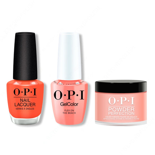 OPI - Intelli-Gel, Lacquer & Dip Combo - Flex On The Beach