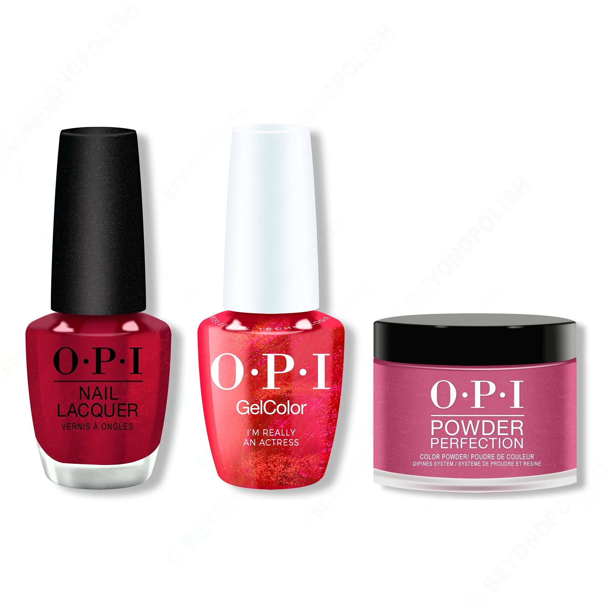 OPI - Intelli-Gel, Lacquer & Dip Combo - I’m Really an Actress - Gel, Lacquer & Dip at Beyond Polish