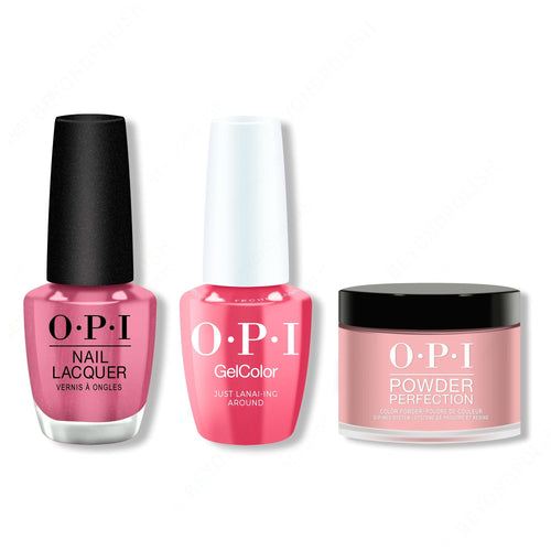 OPI - Intelli-Gel, Lacquer & Dip Combo - Just Lanai-Ing Around