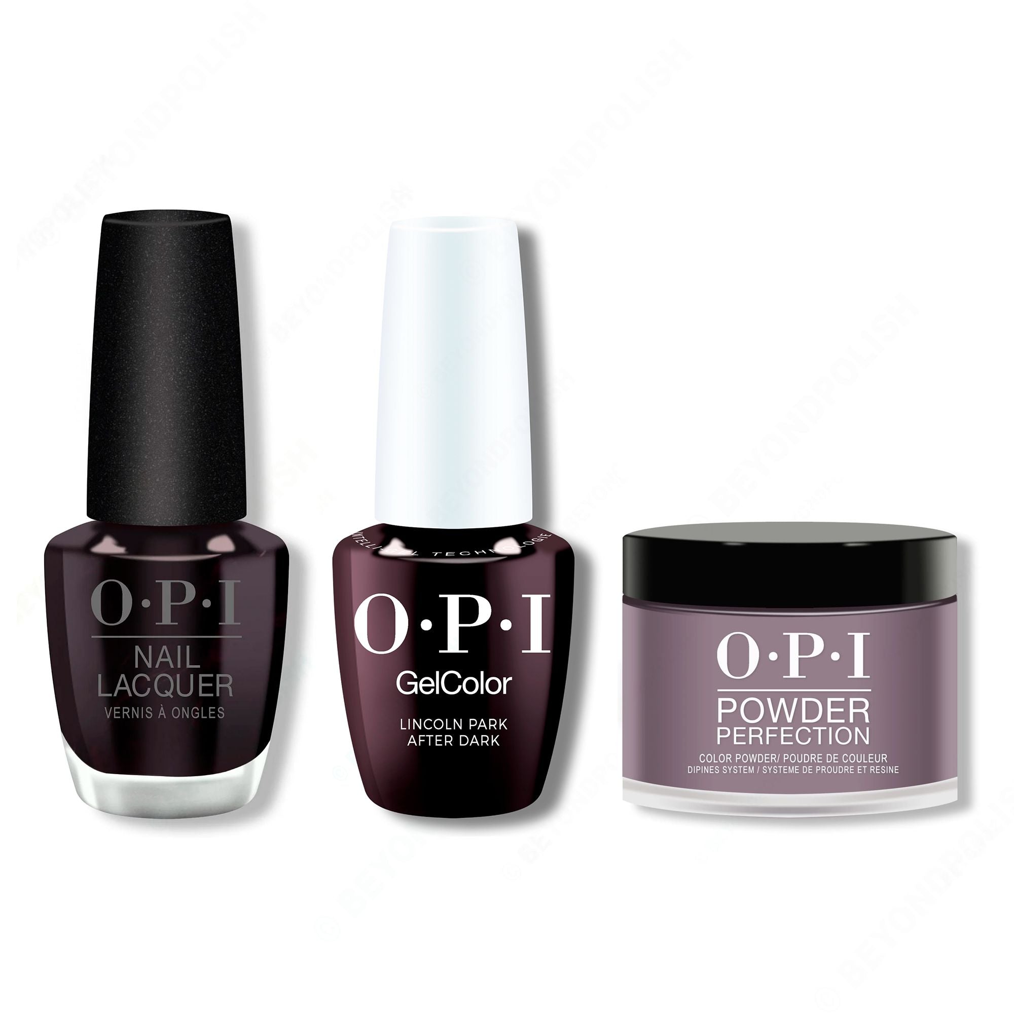 OPI - Intelli-Gel, Lacquer & Dip Combo - Lincoln Park After Dark - Gel, Lacquer & Dip at Beyond Polish