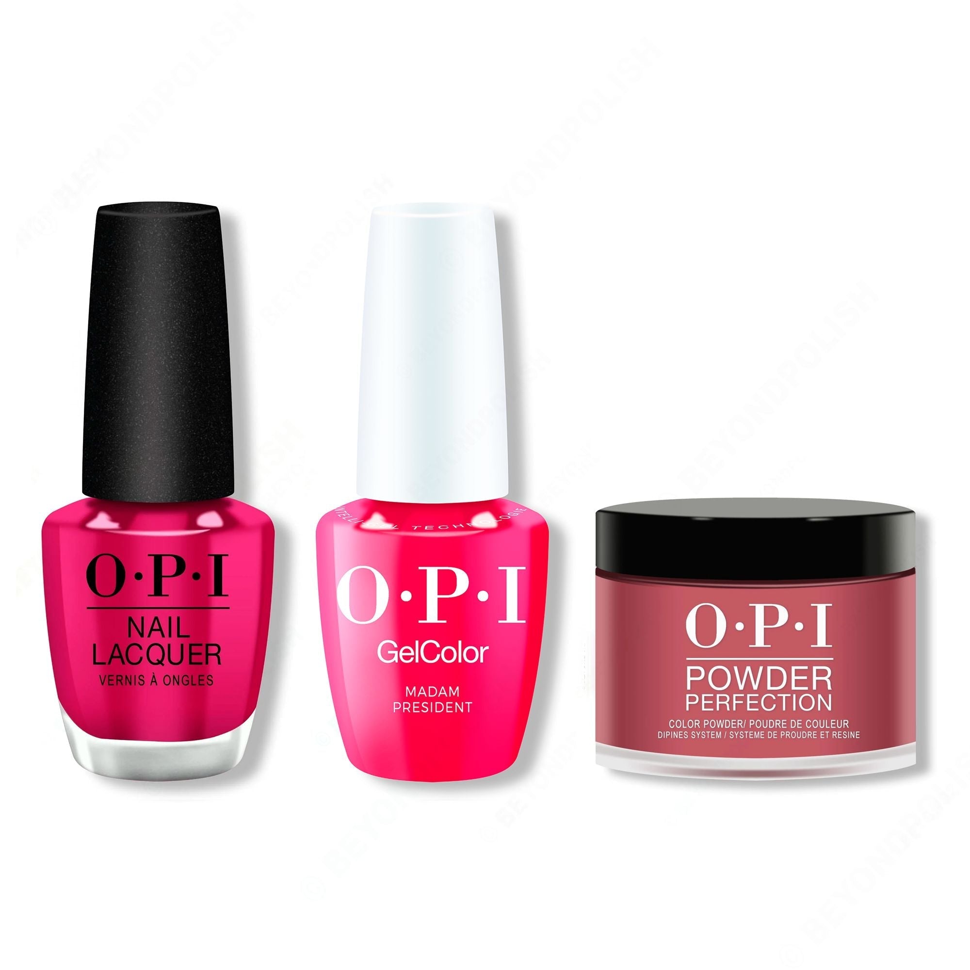 OPI - Intelli-Gel, Lacquer & Dip Combo - Madam President - Gel, Lacquer & Dip at Beyond Polish
