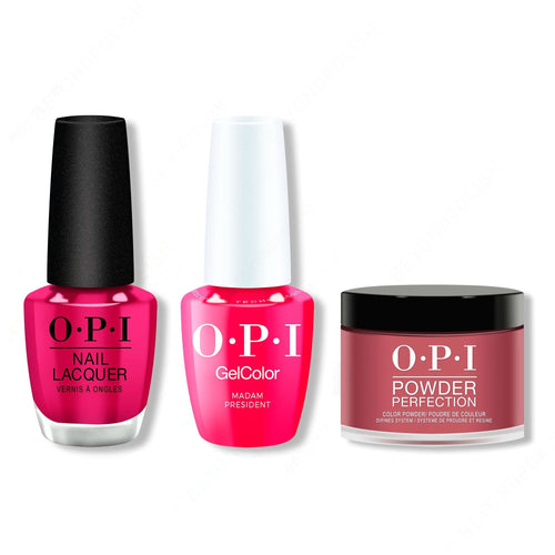 OPI - Intelli-Gel, Lacquer & Dip Combo - Madam President