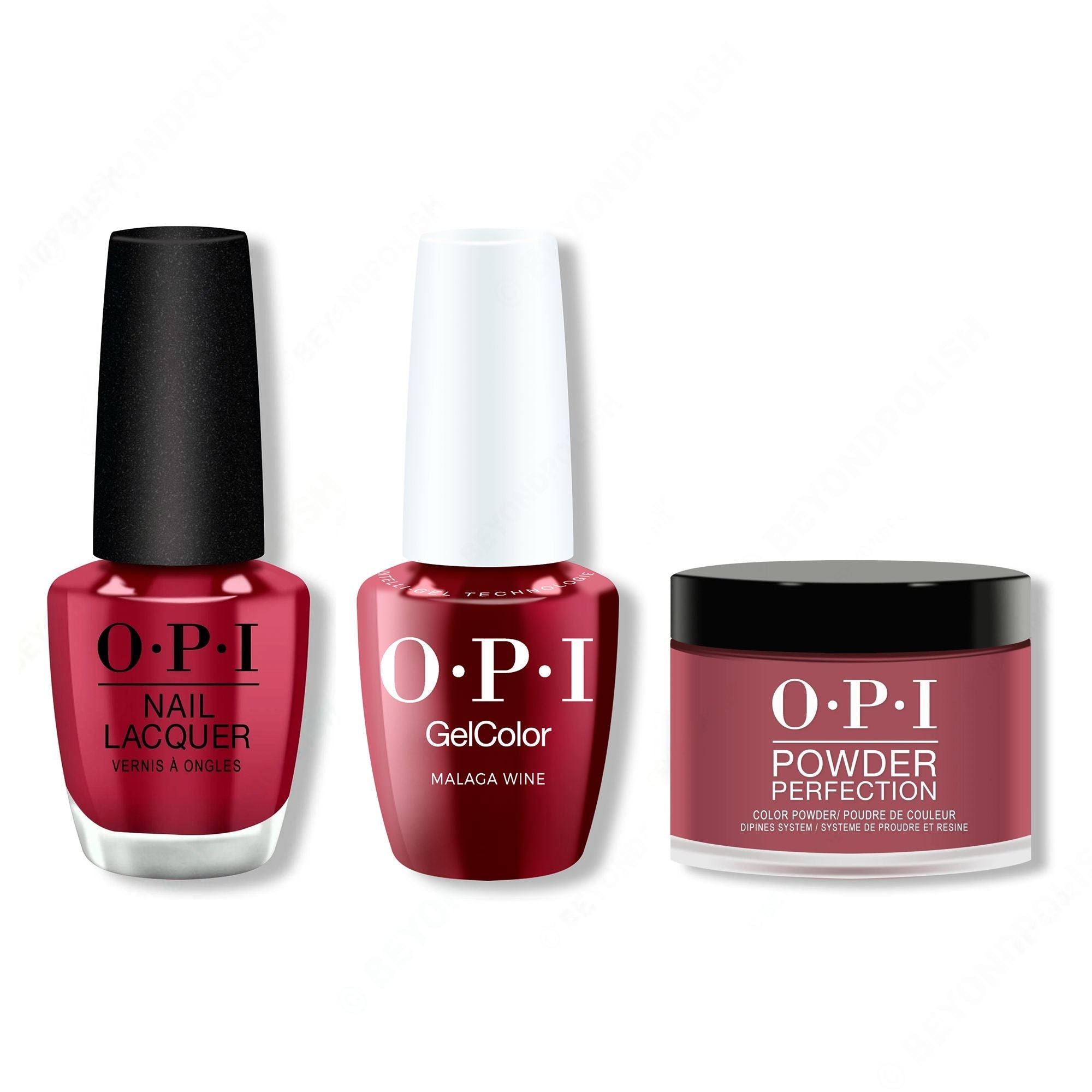 OPI - Intelli-Gel, Lacquer & Dip Combo - Malaga Wine - Gel, Lacquer & Dip at Beyond Polish