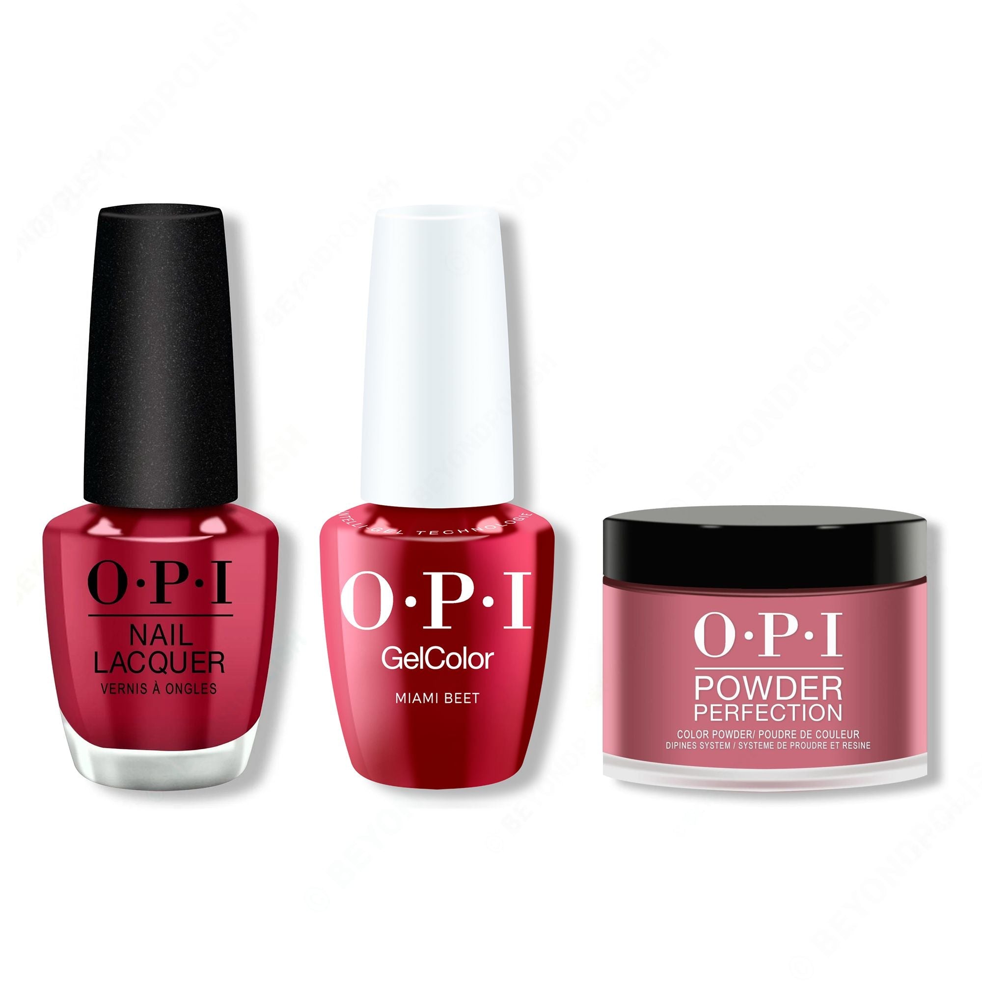 OPI - Intelli-Gel, Lacquer & Dip Combo - Miami Beet - Gel, Lacquer & Dip at Beyond Polish