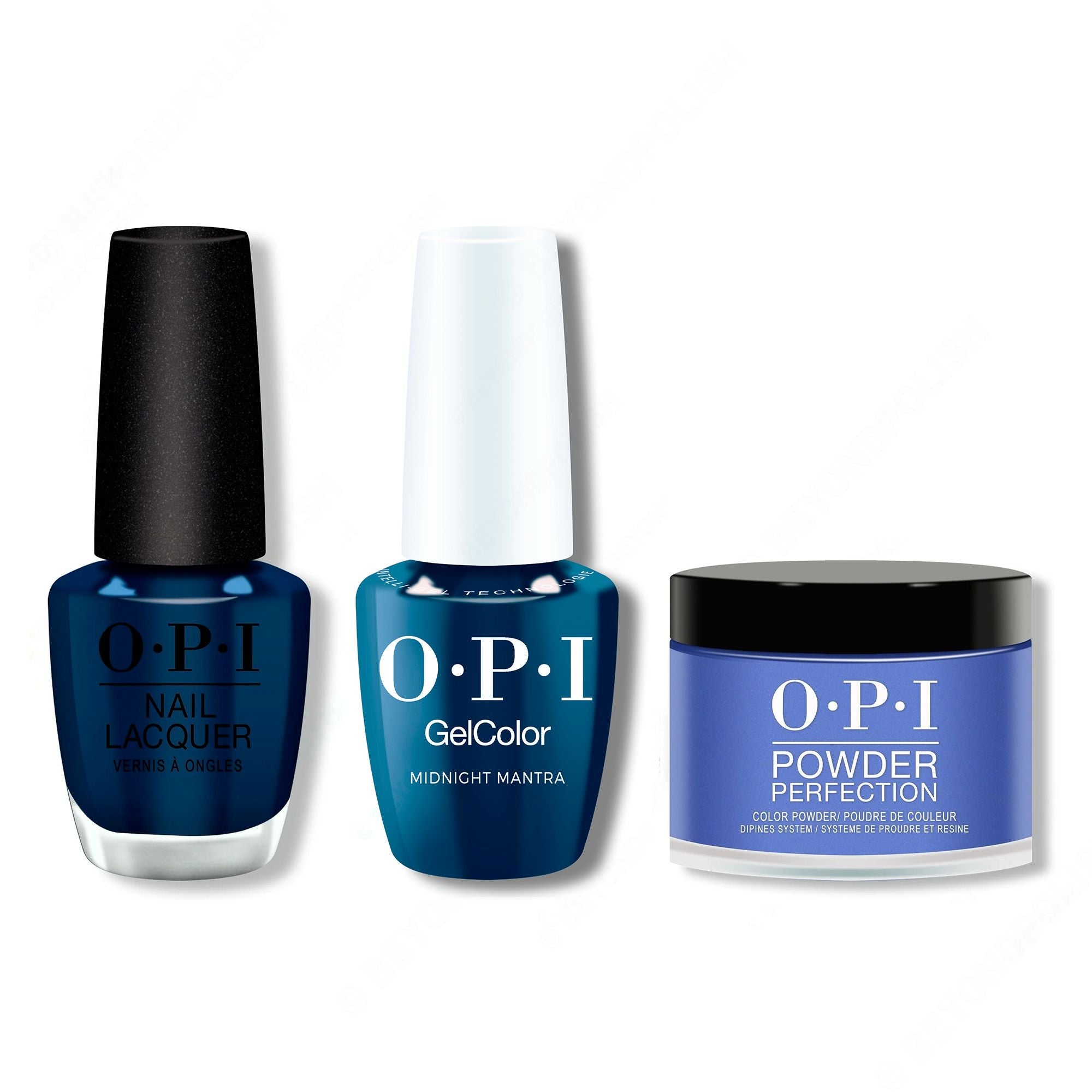 OPI - Intelli-Gel, Lacquer & Dip Combo - Midnight Mantra - Gel, Lacquer & Dip at Beyond Polish
