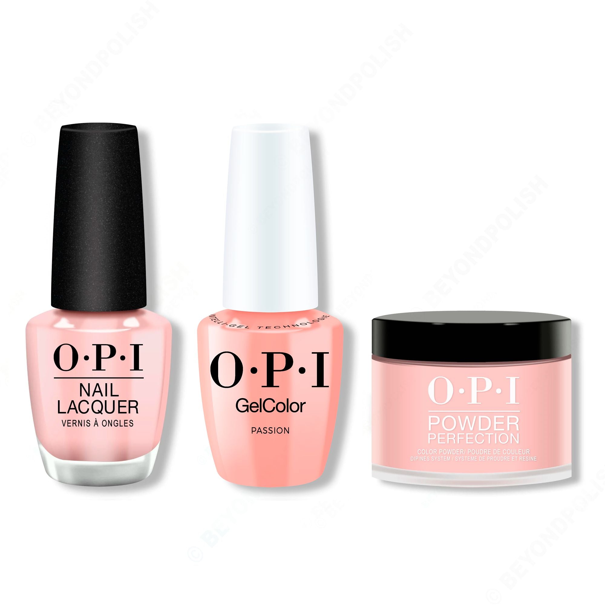 OPI - Intelli-Gel, Lacquer & Dip Combo - Passion - Gel, Lacquer & Dip at Beyond Polish