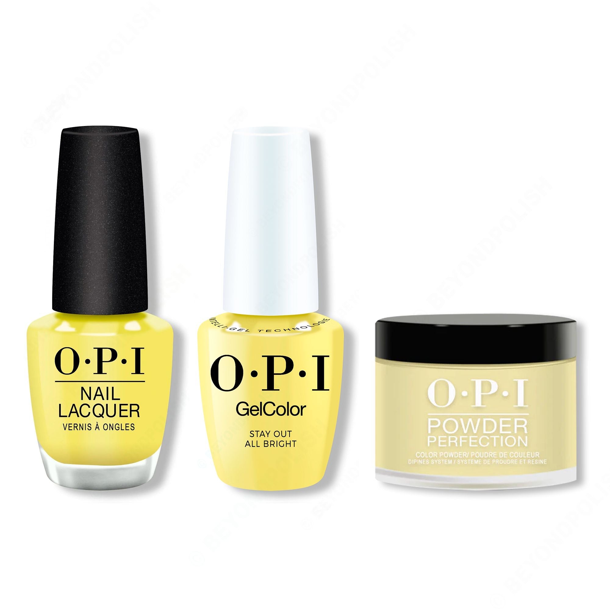 OPI - Intelli-Gel, Lacquer & Dip Combo - Stay Out All Bright - Gel, Lacquer & Dip at Beyond Polish