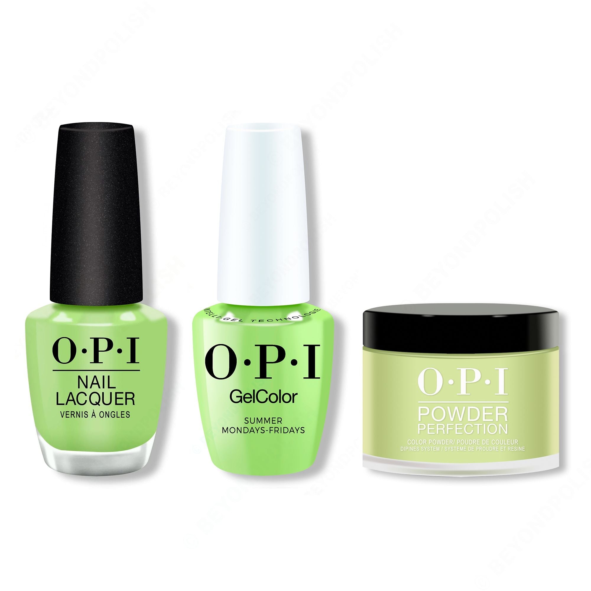 OPI - Intelli-Gel, Lacquer & Dip Combo - Summer Monday-Fridays - Gel, Lacquer & Dip at Beyond Polish
