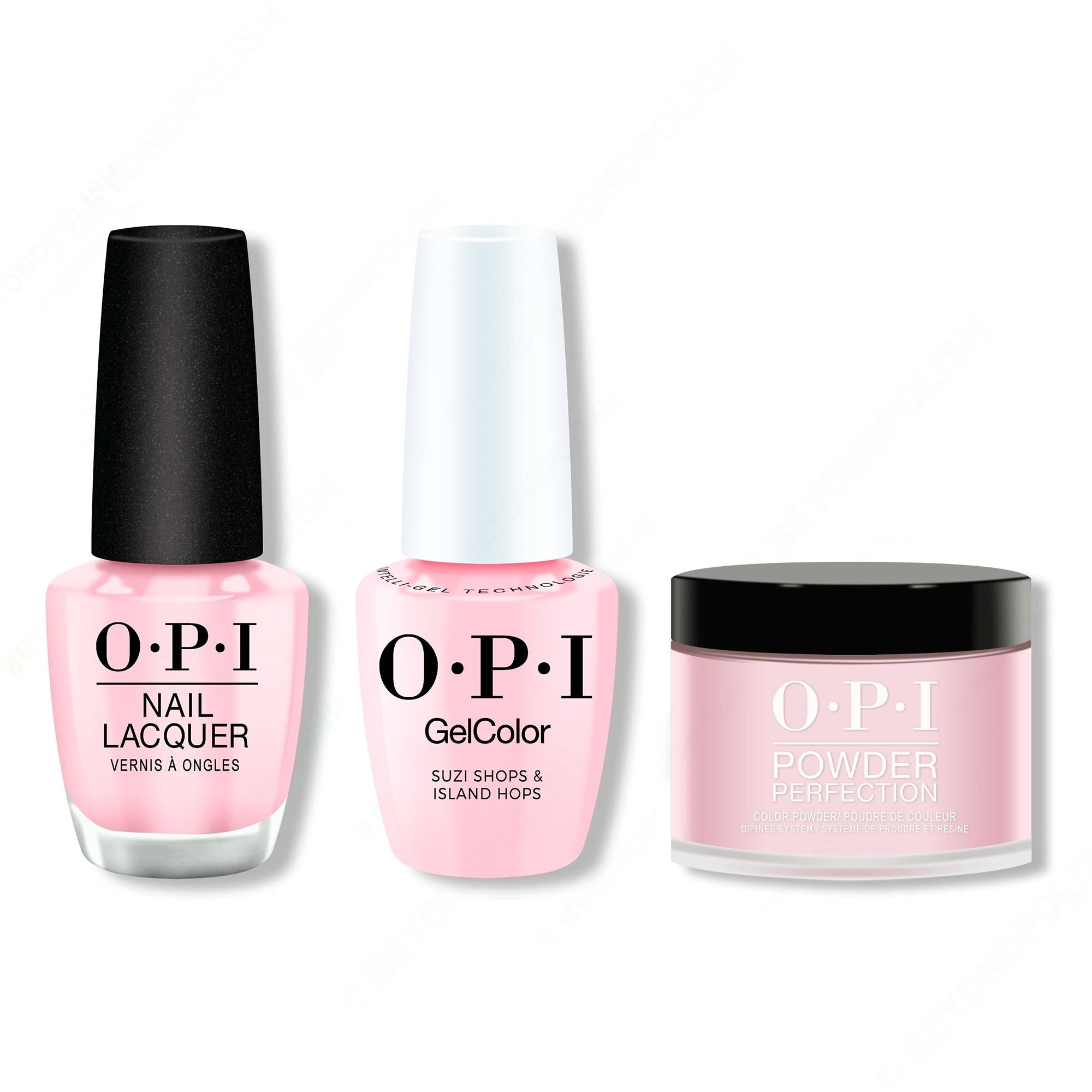 OPI - Intelli-Gel, Lacquer & Dip Combo - Suzi Shops & Island Hops - Gel, Lacquer & Dip at Beyond Polish