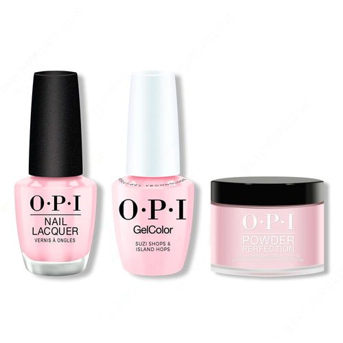 OPI - Intelli-Gel, Lacquer & Dip Combo - Suzi Shops & Island Hops