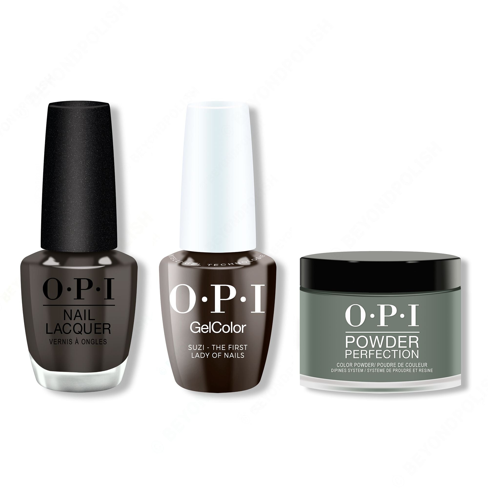OPI - Intelli-Gel, Lacquer & Dip Combo - Suzi The First Lady Of Nails - Gel, Lacquer & Dip at Beyond Polish