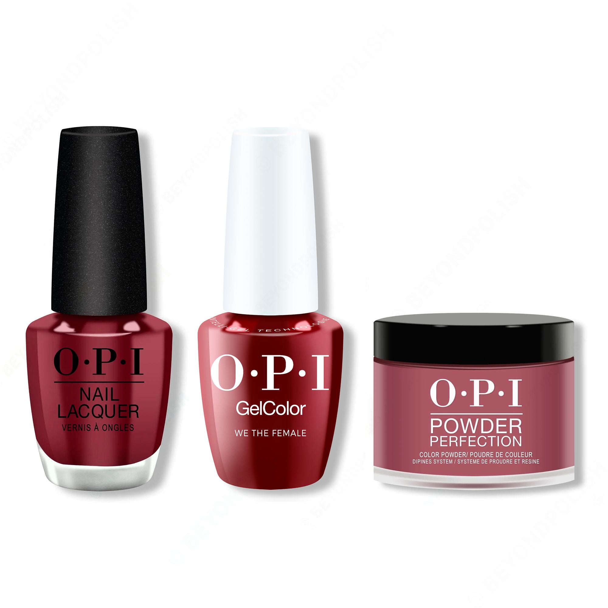 OPI - Intelli-Gel, Lacquer & Dip Combo - We The Female - Gel, Lacquer & Dip at Beyond Polish