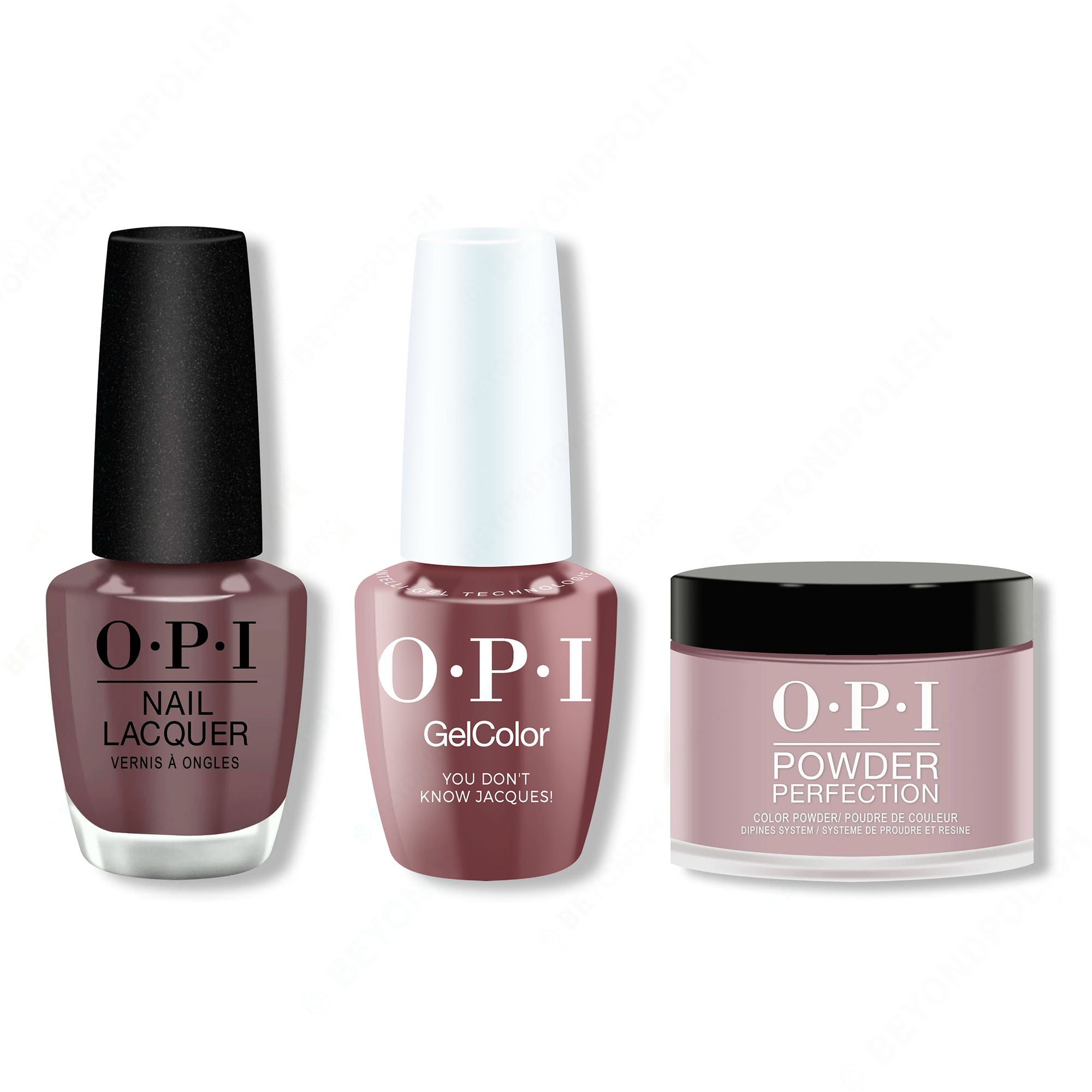 OPI - Intelli-Gel, Lacquer & Dip Combo - You Don't Know Jacques! - Gel, Lacquer & Dip at Beyond Polish