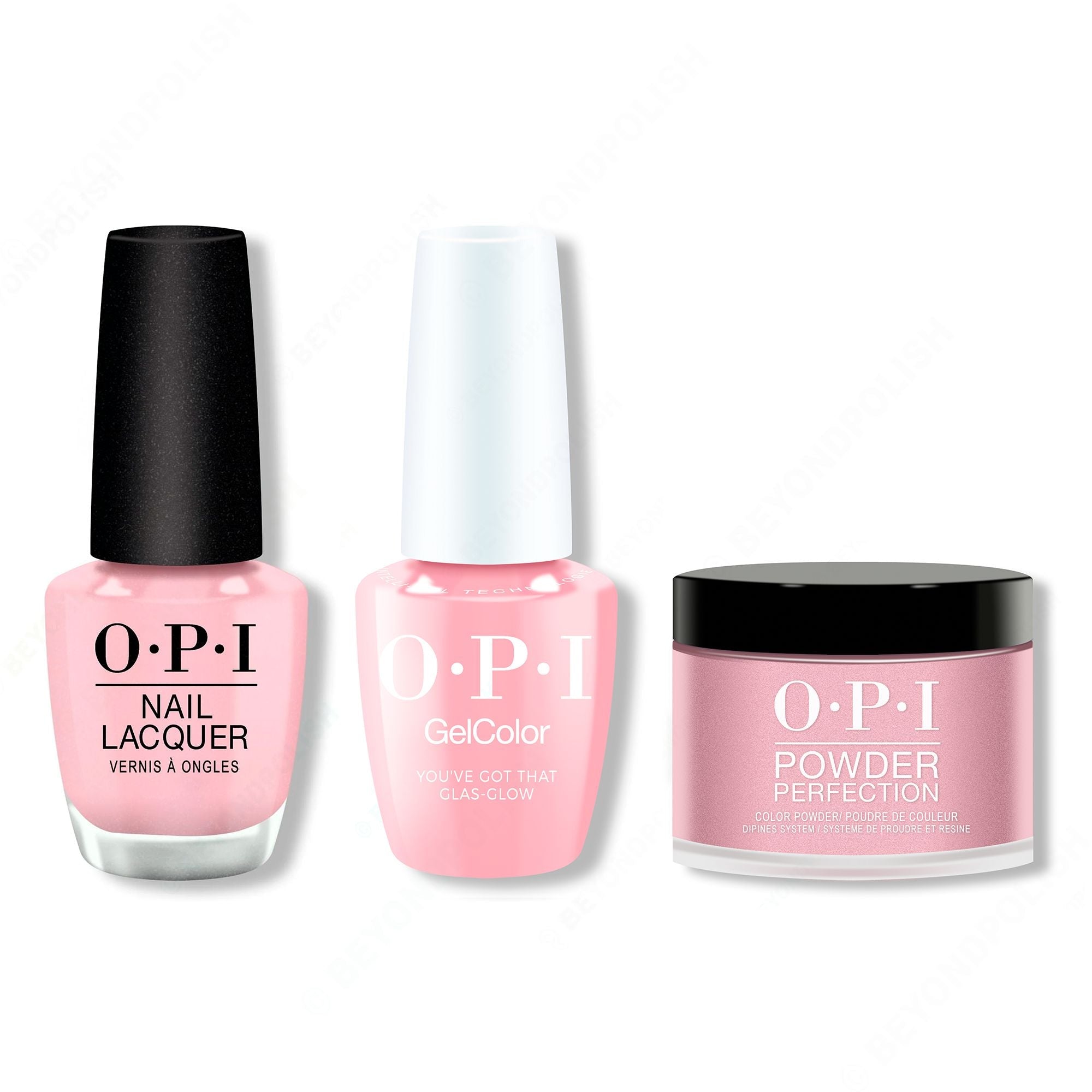 OPI - Intelli-Gel, Lacquer & Dip Combo - You’ve Got That Glas-glow - Gel, Lacquer & Dip at Beyond Polish