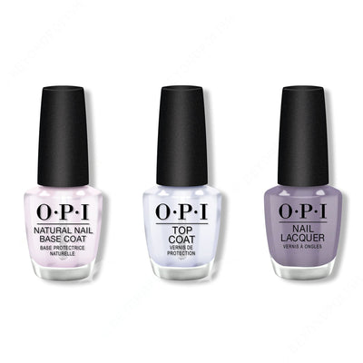 OPI - Nail Lacquer Combo - Base, Top & Addio Bad Nails, Ciao Great Nails 0.5 oz - #NLMI10 - Nail Lacquer at Beyond Polish