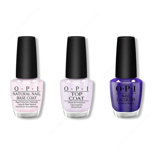 OPI - Nail Lacquer Combo - Base, Top & Aquarius Renegade