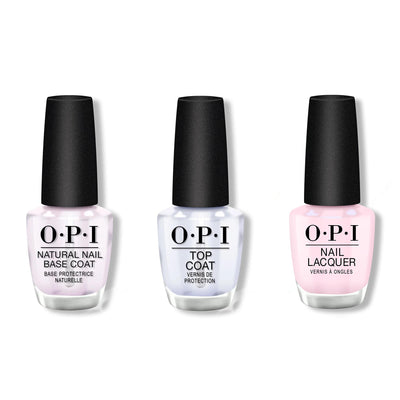 OPI - Nail Lacquer Combo - Base, Top & Baby, Pink Again - Nail Lacquer at Beyond Polish