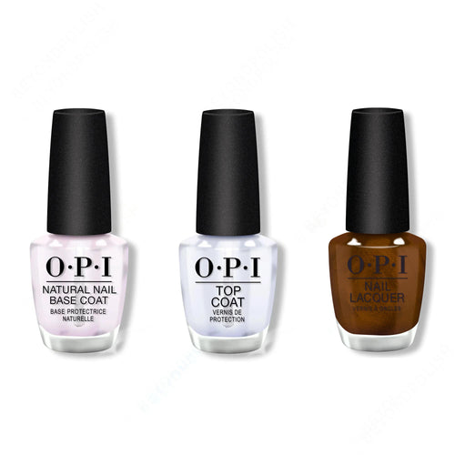 OPI - Nail Lacquer Combo - Base, Top & Band Tease