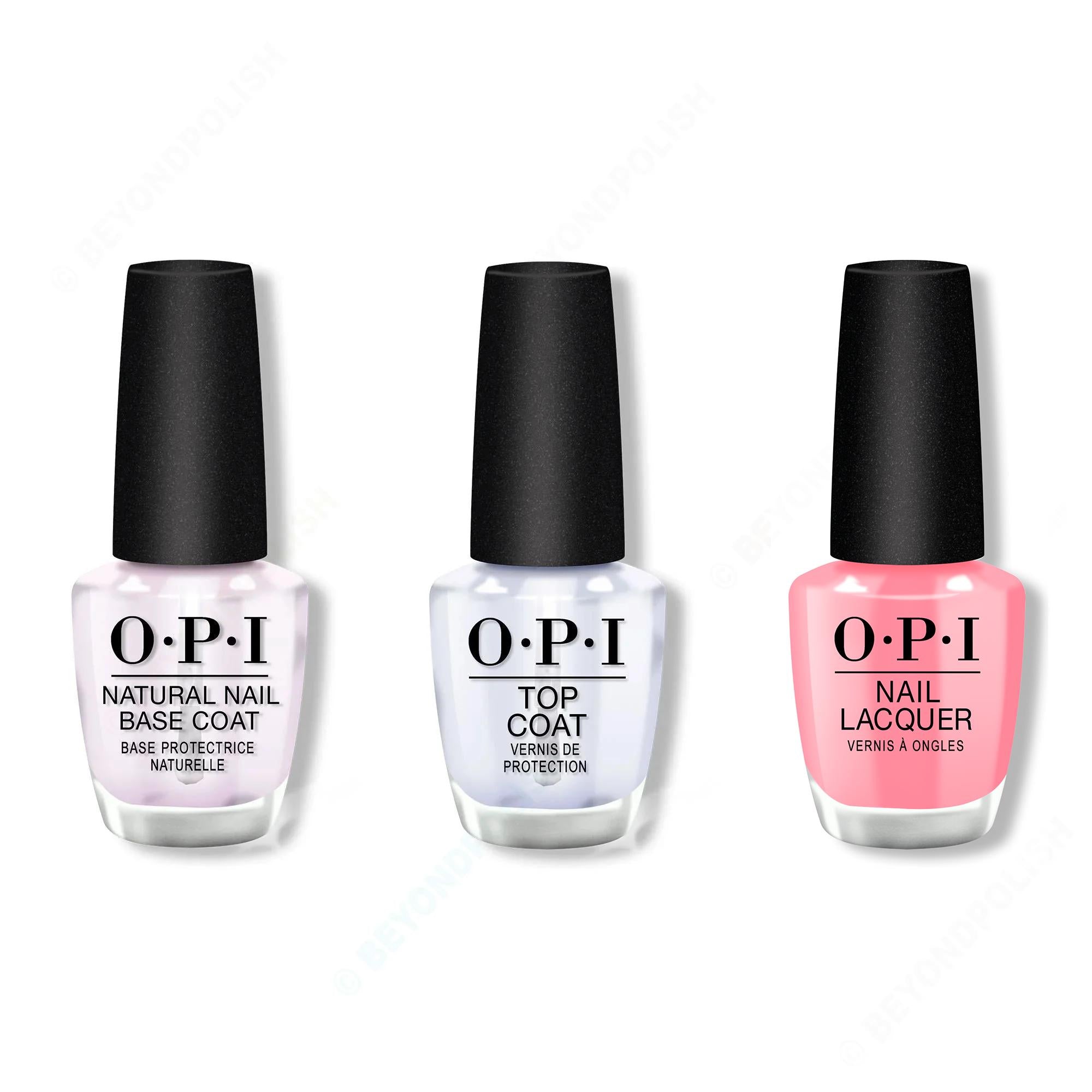 OPI - Nail Lacquer Combo - Base, Top & Bathtime Bubbly - OPIcons Spring 2026 - Nail Lacquer at Beyond Polish
