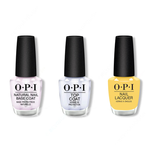 OPI - Nail Lacquer Combo - Base, Top & (Bee)Ffr