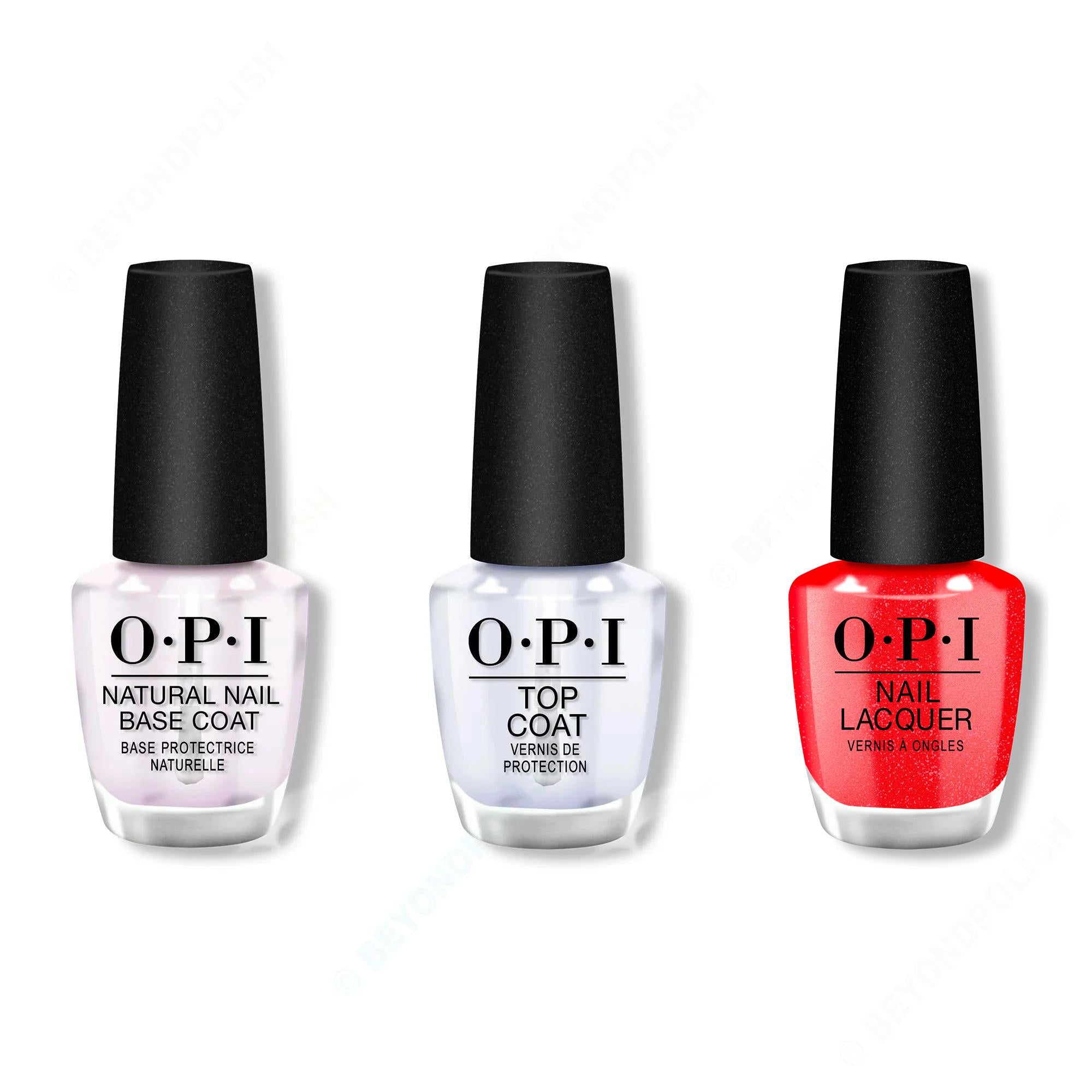 OPI - Nail Lacquer Combo - Base, Top & Big Apple Energy - OPIcons Spring 2026 - Nail Lacquer at Beyond Polish