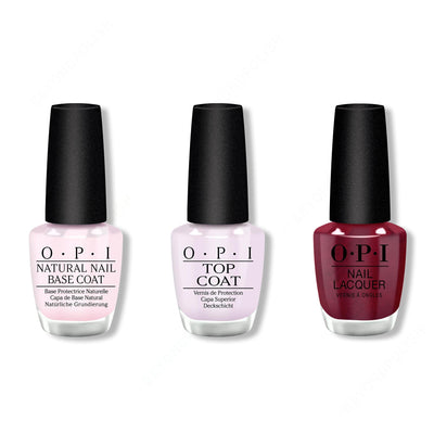 OPI - Infinite Shine Combo - Base, Top & Lincoln Park After Dark - #ISLW42