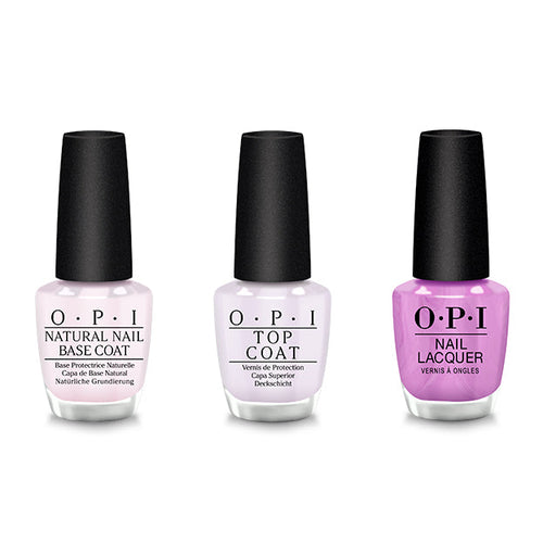 OPI - Nail Lacquer Combo - Base, Top & Bikini Boardroom