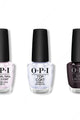OPI - Nail Lacquer Combo - Base, Top & Black Cherry Chutney 0.5 oz - #NLI43 - Nail Lacquer at Beyond Polish