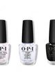OPI - Nail Lacquer Combo - Base, Top & Black Onyx 0.5 oz - #NLT02 - Nail Lacquer at Beyond Polish