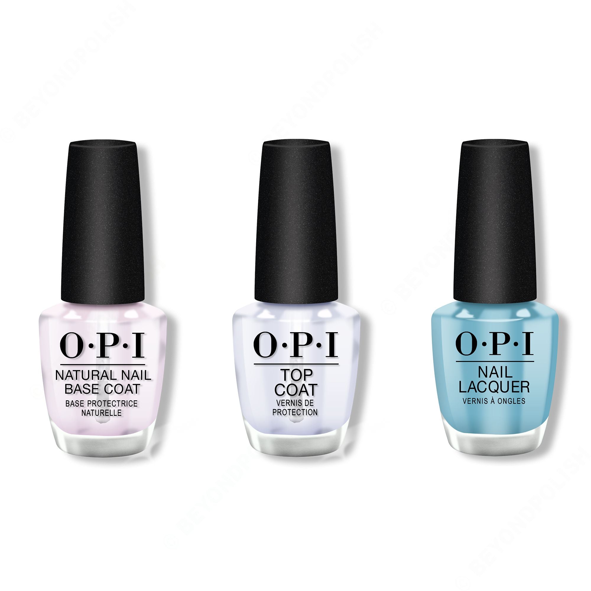 OPI - Nail Lacquer Combo - Base, Top & Can't Find My Czechbook 0.5 oz - #NLE75 - Nail Lacquer at Beyond Polish