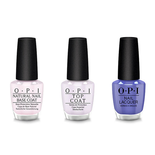OPI - Nail Lacquer Combo - Base, Top & Charge It To Their Room