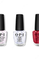OPI - Nail Lacquer Combo - Base, Top & Chick Flick Cherry 0.5 oz - #NLH02 - Nail Lacquer at Beyond Polish