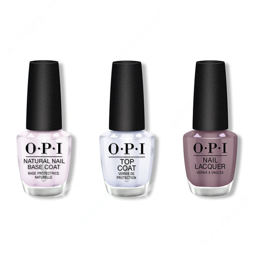 OPI - Nail Lacquer Combo - Base, Top & Claydreaming