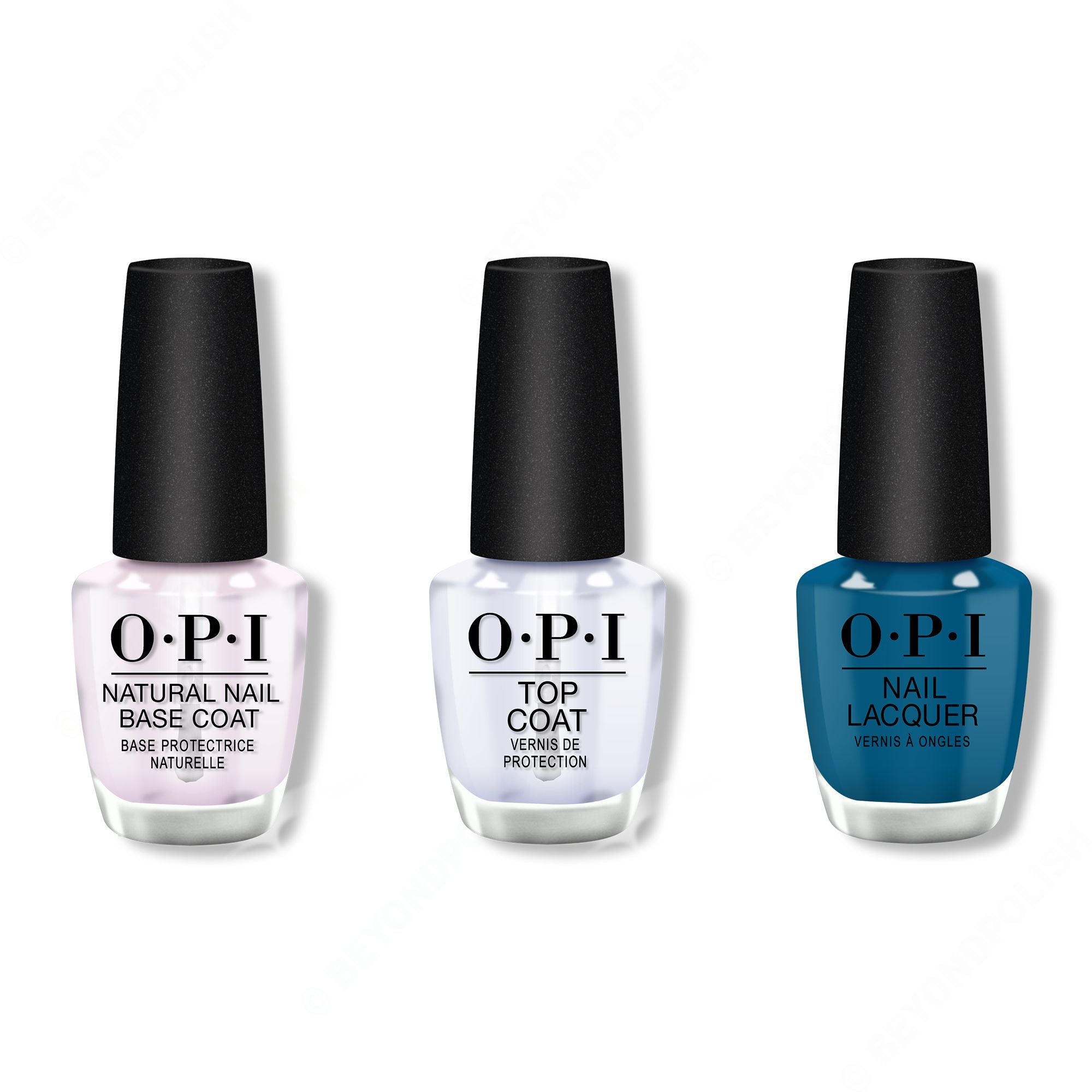 OPI - Nail Lacquer Combo - Base, Top & Duomo Days, Isola Nights 0.5 oz - #GCMI06 - Nail Lacquer at Beyond Polish