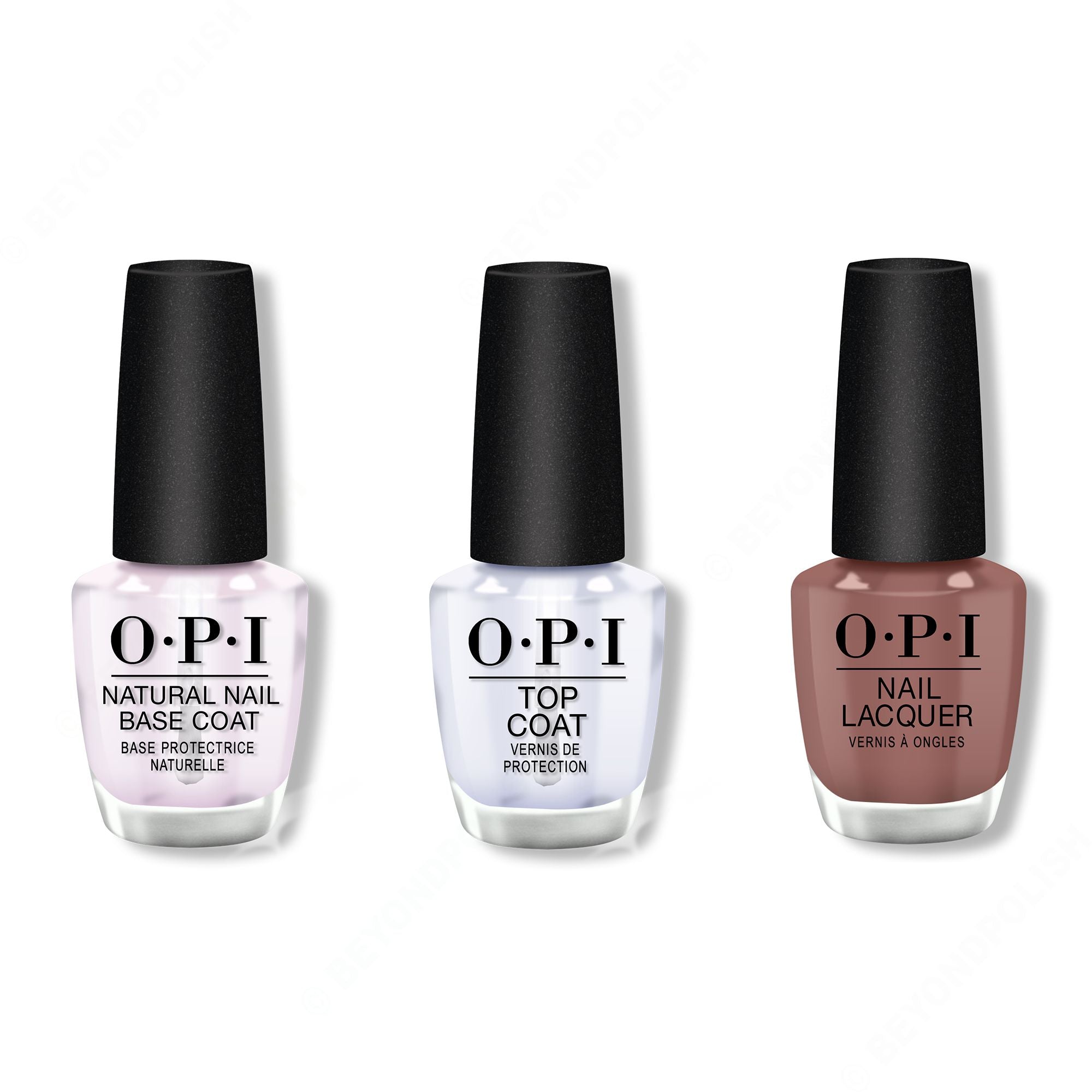 OPI - Nail Lacquer Combo - Base, Top & Espresso Your Inner Self - Nail Lacquer at Beyond Polish