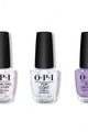 OPI - Nail Lacquer Combo - Base, Top & Galleria Vittorio Violet 0.5 oz - #NLMI09 - Nail Lacquer at Beyond Polish