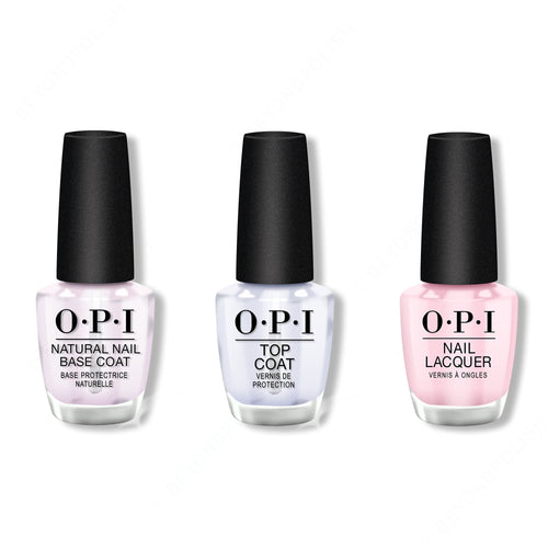 OPI - Nail Lacquer Combo - Base, Top & Getting Nadi On My Honeymoon 0.5 oz - #NLF82