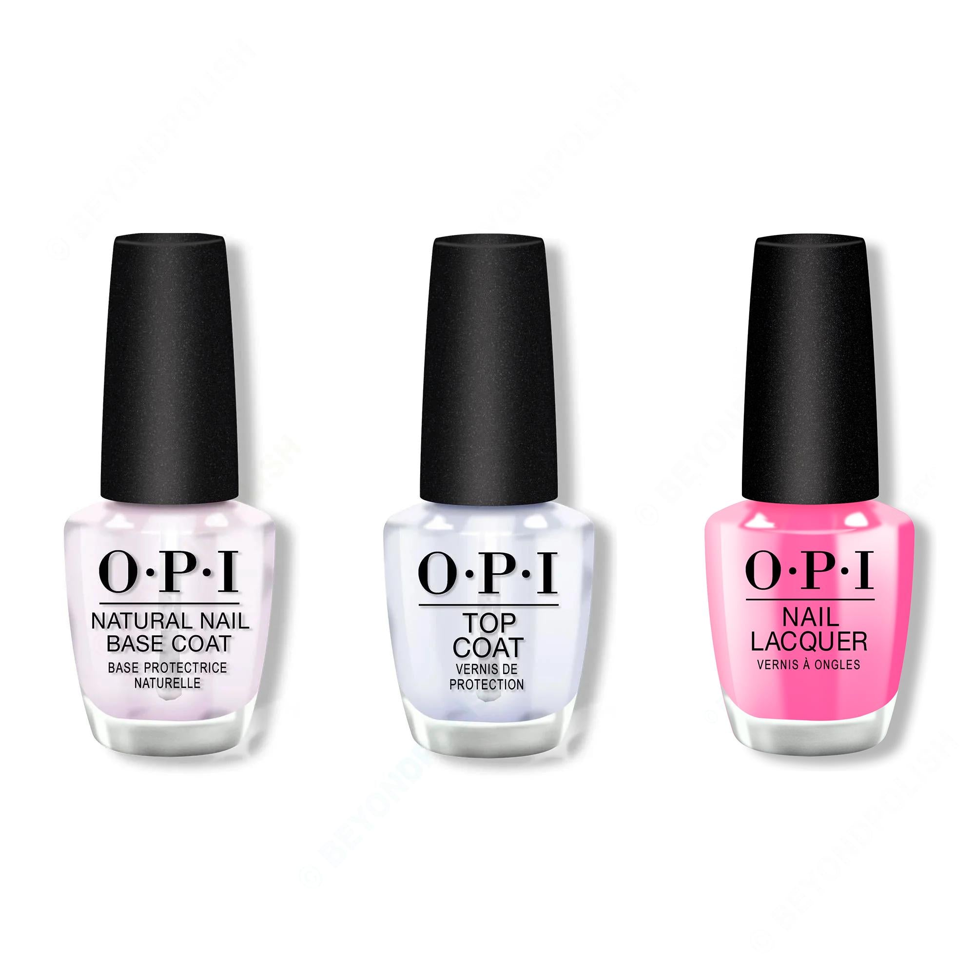 OPI - Nail Lacquer Combo - Base, Top & Go with the Floatie - Nail Lacquer at Beyond Polish