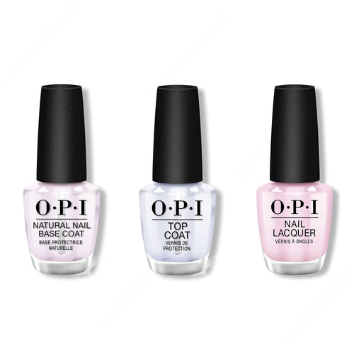 OPI - Nail Lacquer Combo - Base, Top & Hollywood & Vibe