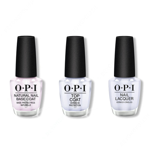 OPI - Nail Lacquer Combo - Base, Top & I Am What I Amethyst 0.5 oz - #NLT76